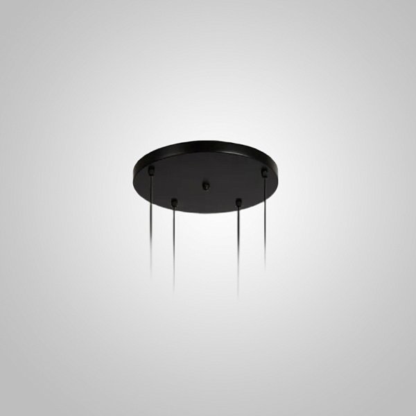Потолочное крепление — металлический диск CEILING MOUNT 2 D50 Black by ImperiumLoft