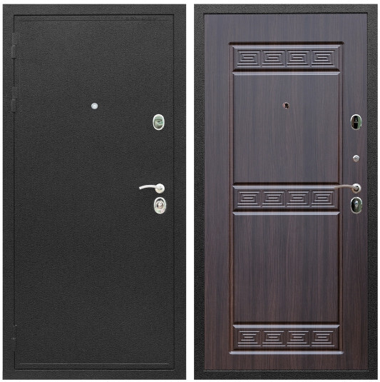 Дверь входная Graf Престиж Черный шелк / МДФ 10 мм ФЛ-242 Эковенге