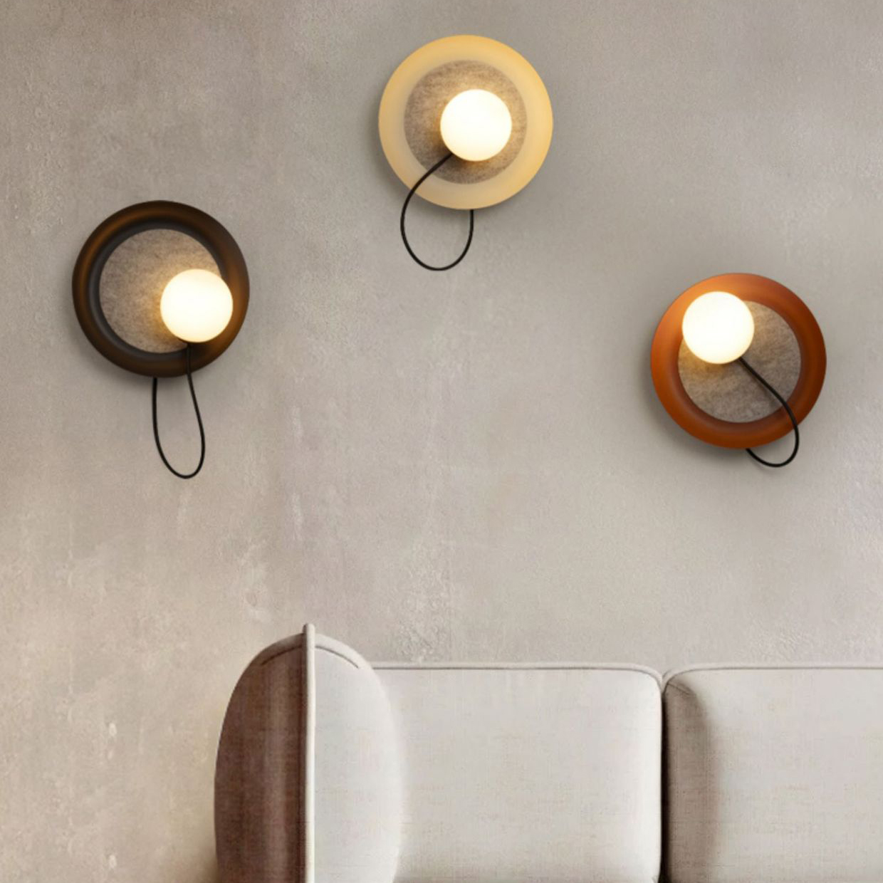 Настенный светильник MARGOTT WALL D25 Orange by ImperiumLoft