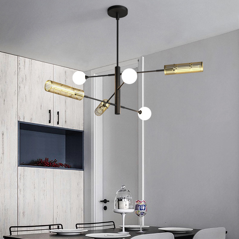 Люстра на штанге SWAY D116 6 lamps by ImperiumLoft