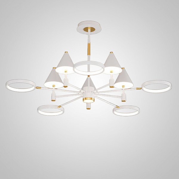 Потолочная люстра GISBERT D110 White by ImperiumLoft