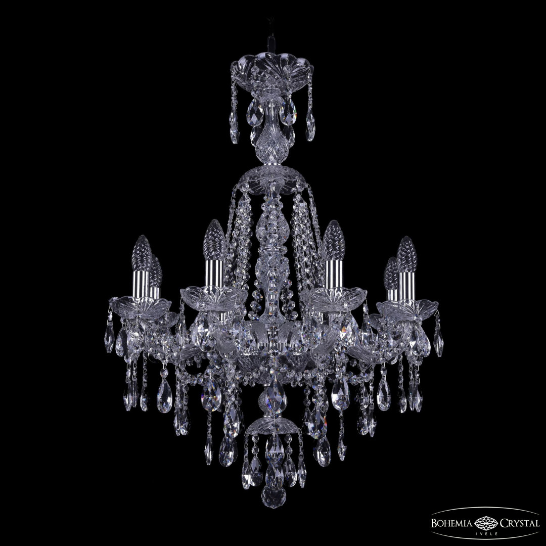 Люстра хрустальная 1415/8/200/XL-76 Ni