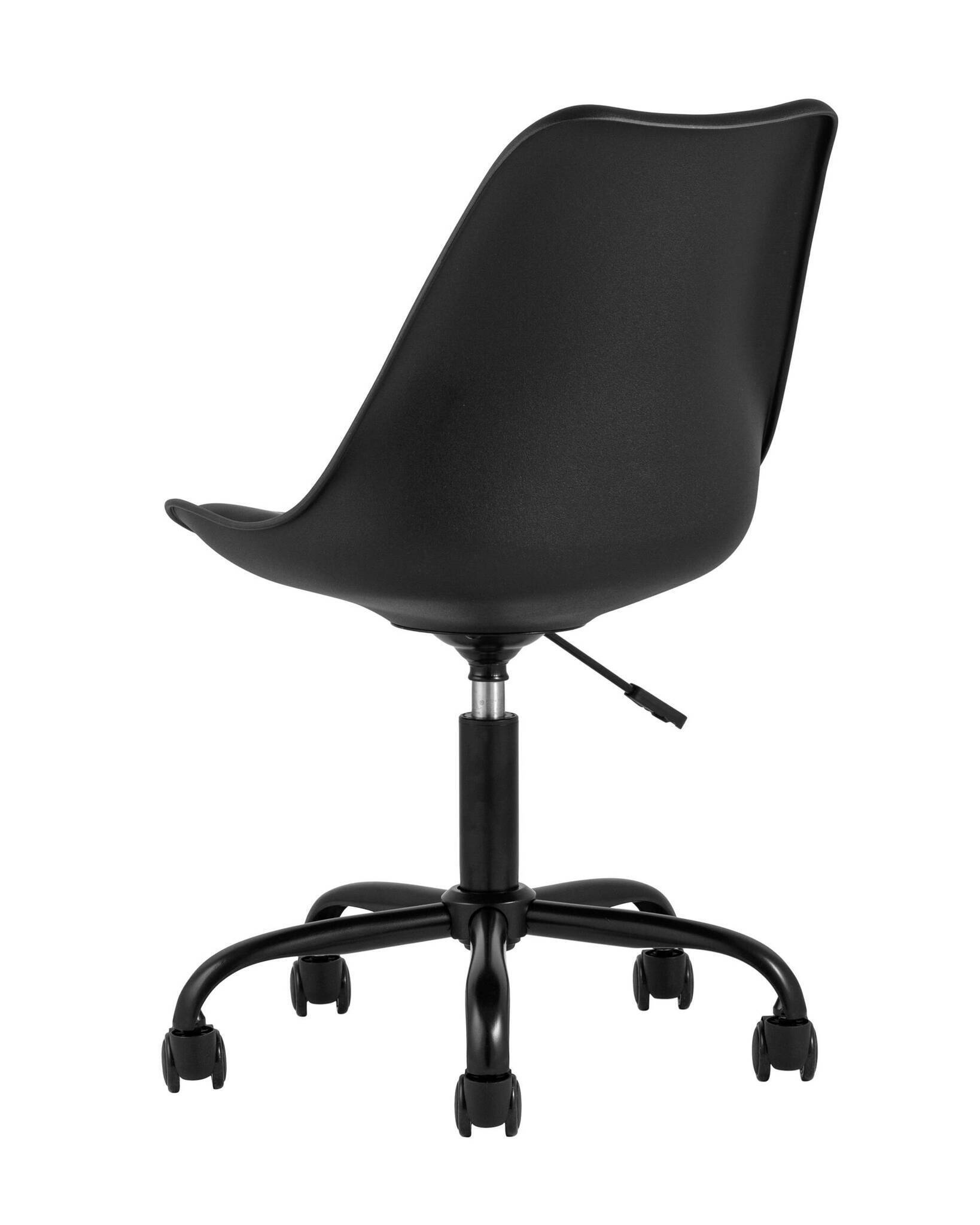 Стул офисный Blok пластиковый черный Stool Group