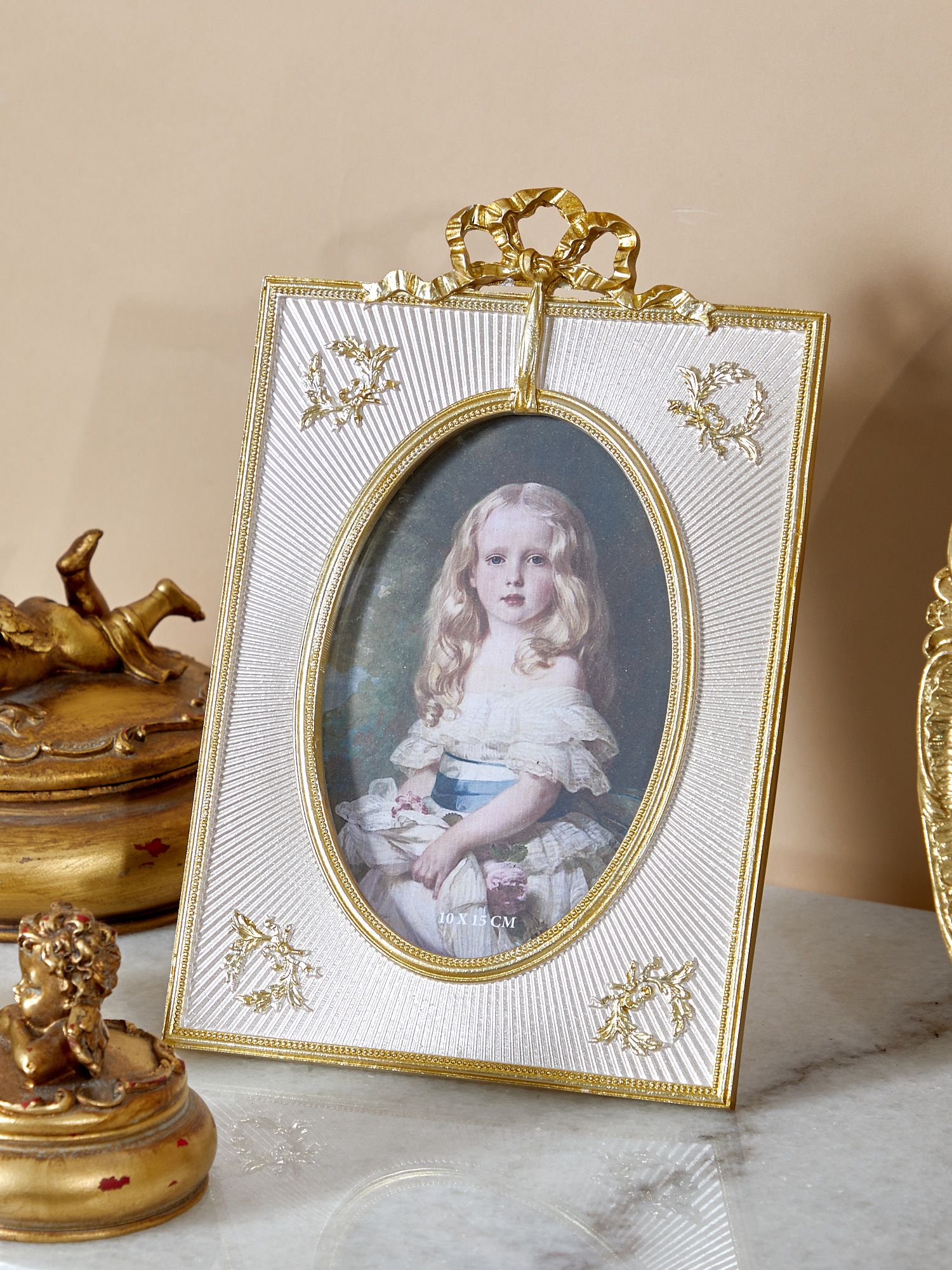 Фоторамка настольно-настенная, под старину Glasar 28-656