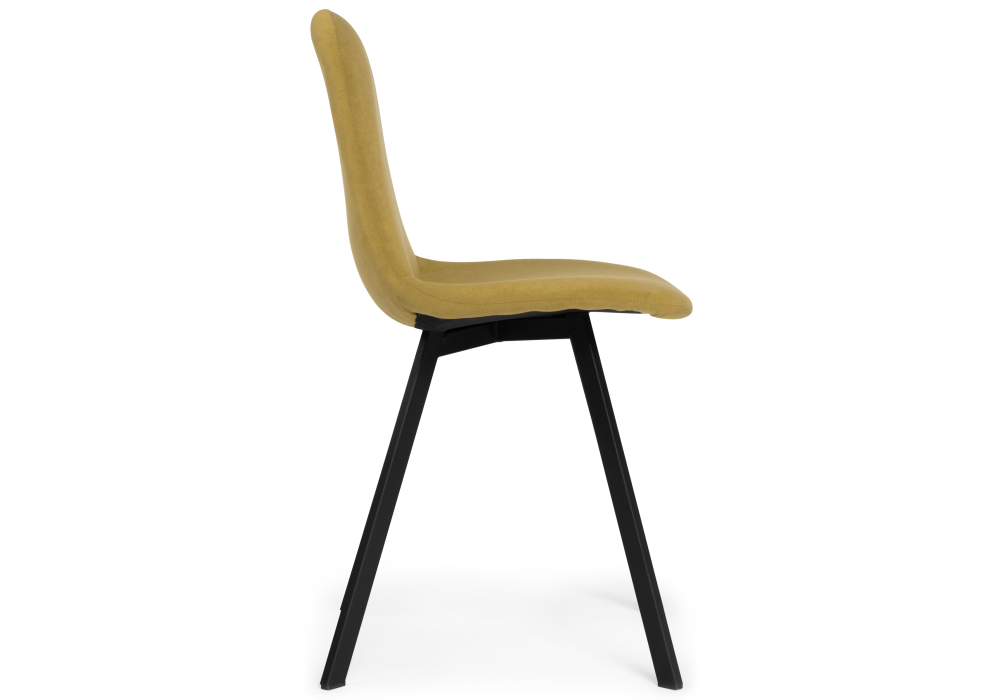 Стул Woodville Агот горчичный / черный каркас 464862
