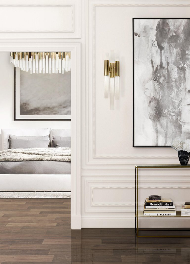 Настенный светильник  Delight Collection Waterfall 6 gold