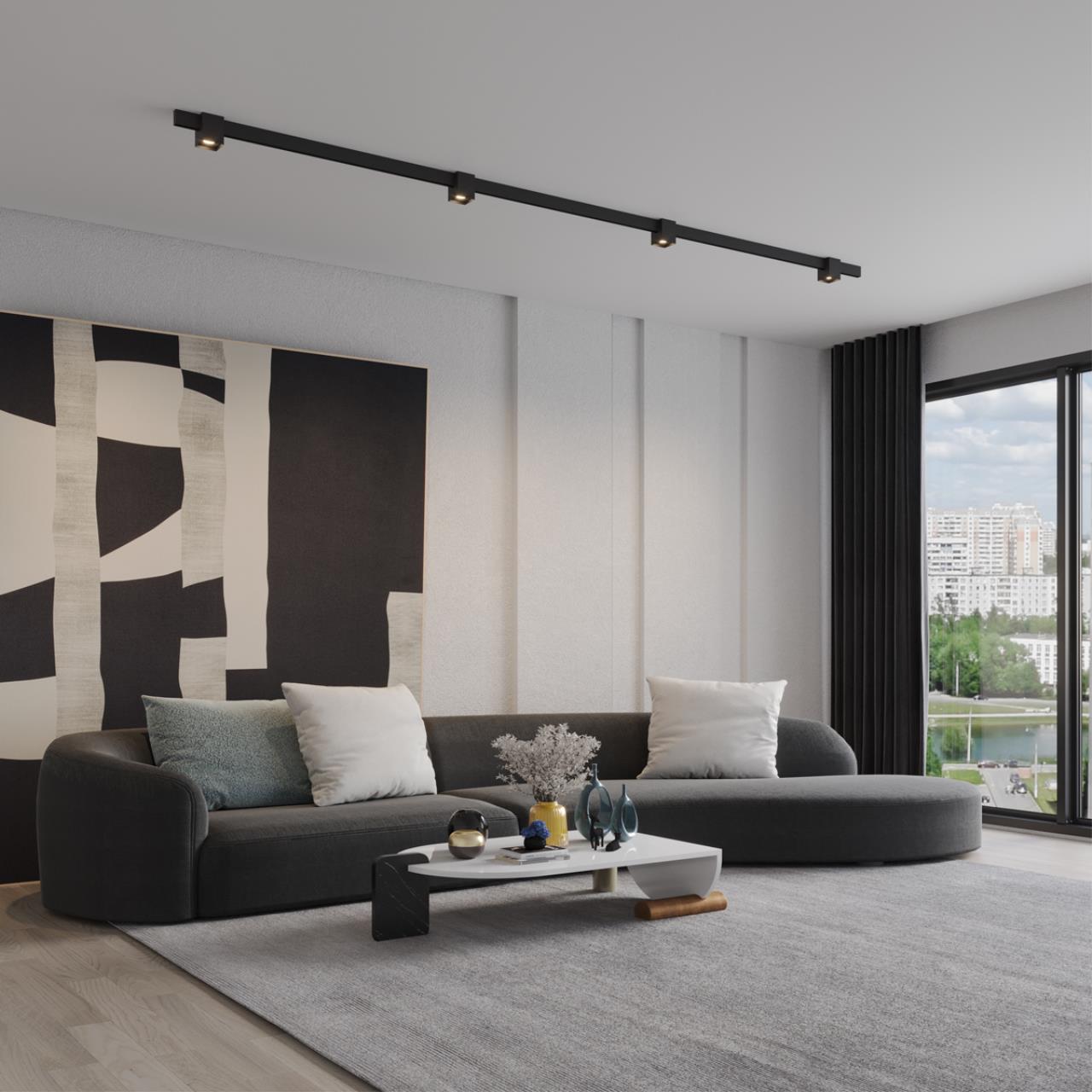 Трековый низковольтный смарт-светильник диммируемый со сменой цв.температуры Novotech 359519