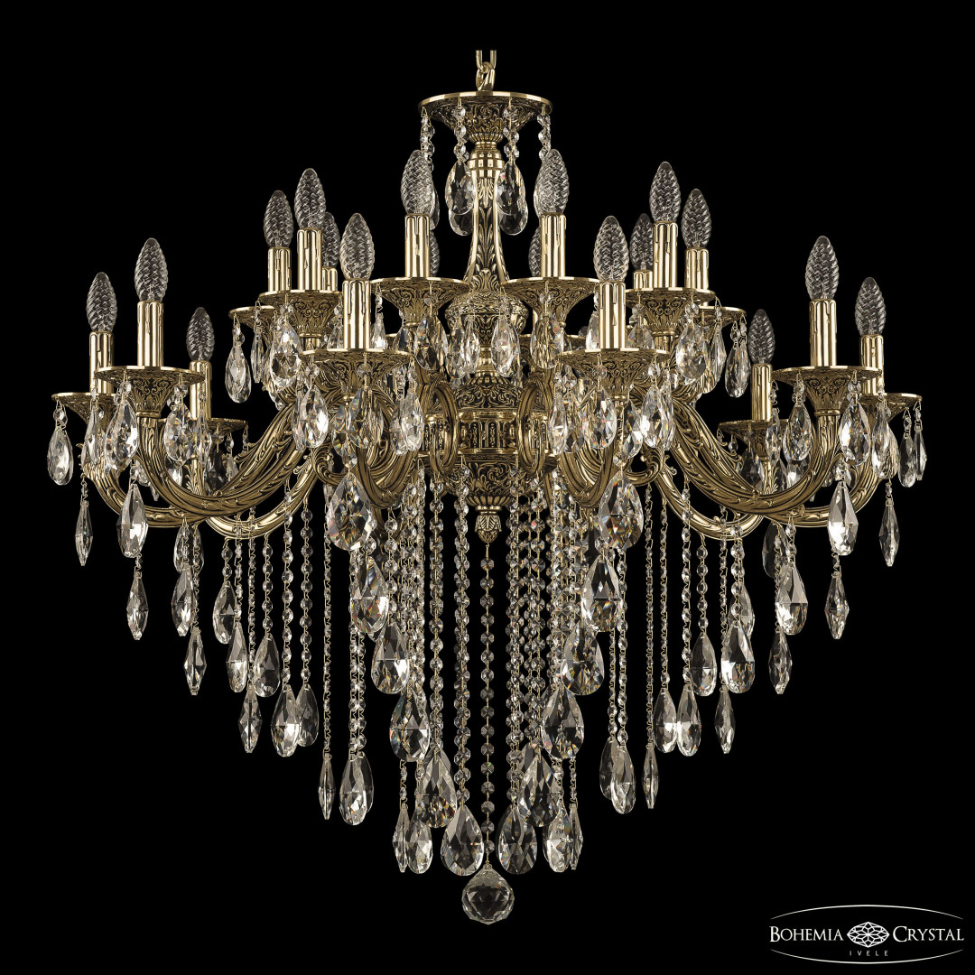Люстра бронзовая с хрусталём 71118/20/335 B GB