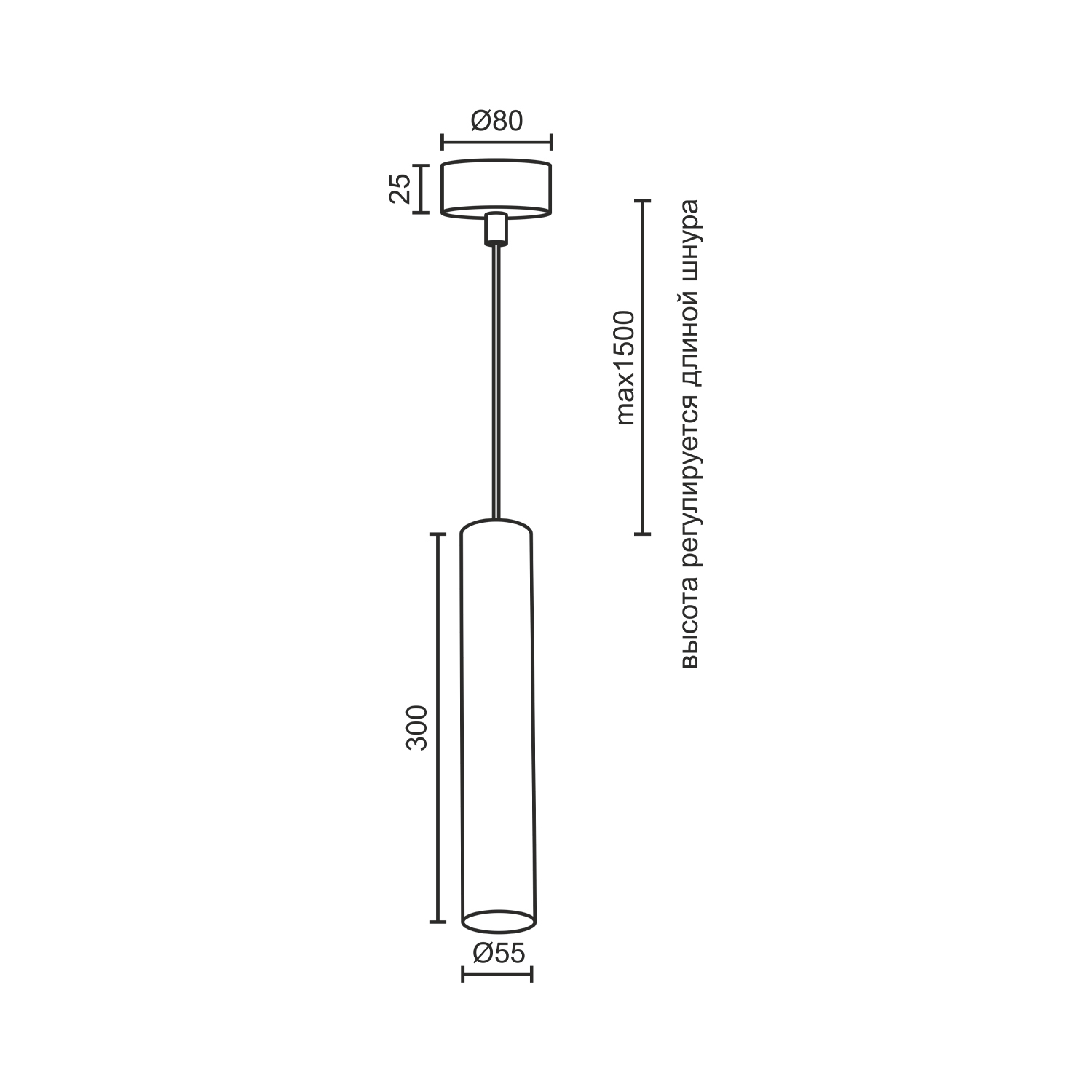 Подвесной светодиодный светильник Ledron MJ-1182 Black