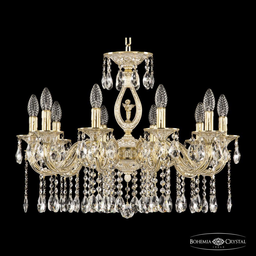 Люстра бронзовая с хрусталём 71401/10/210 A GW FA10S