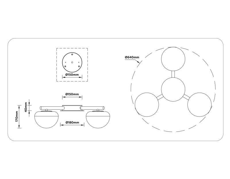 Накладная люстра Ambrella Light LH12006