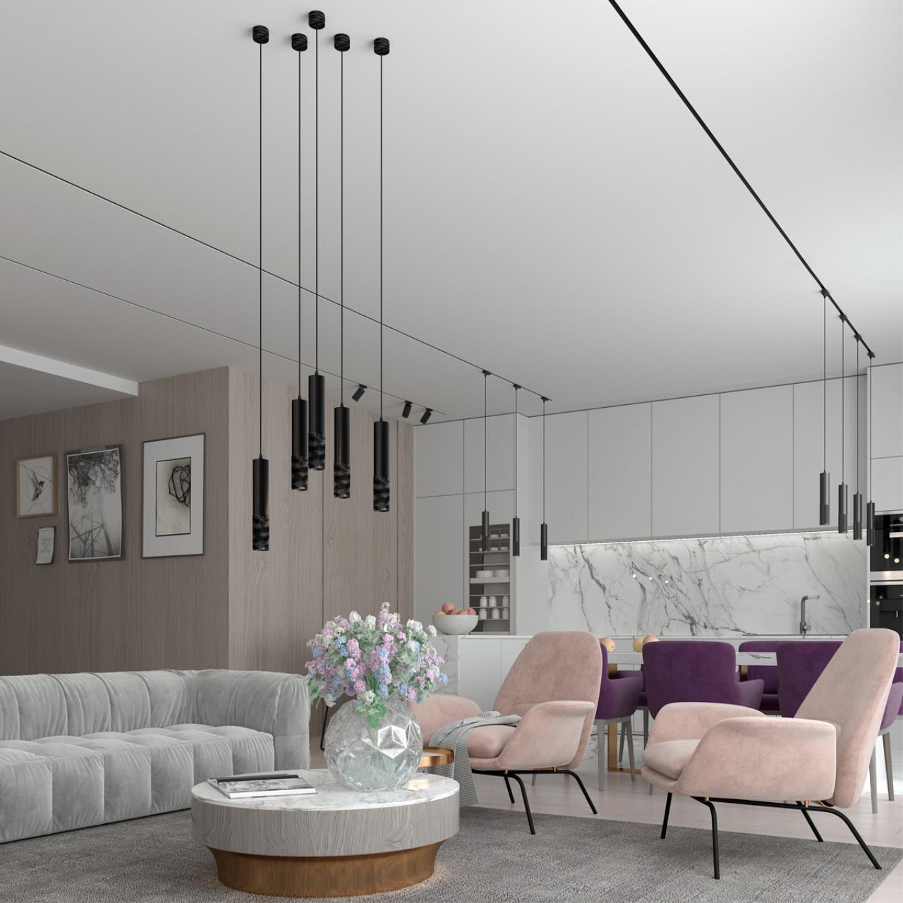 Светильник накладной светодиодный, провод 2м Novotech 358510