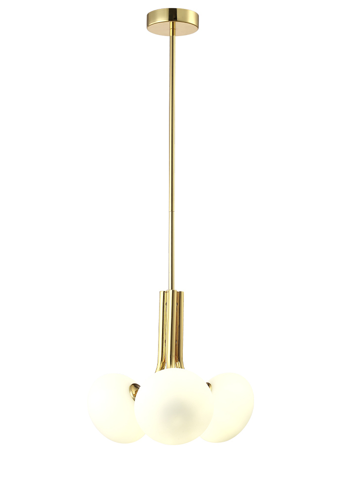 Светильник подвесной Crystal Lux ALICIA SP3 GOLD/WHITE