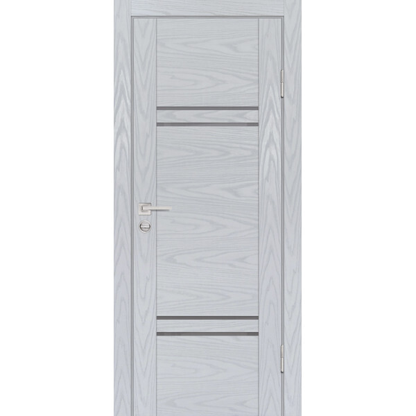 Межкомнатная дверь Graf PSM-5 серый лакобель Дуб скай серый (2000 х 600)
