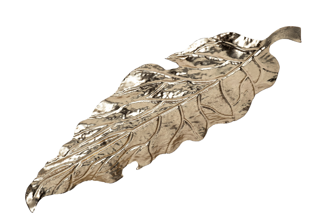 Тарелка декоративная Лист золотая Garda Decor 37SM-88080