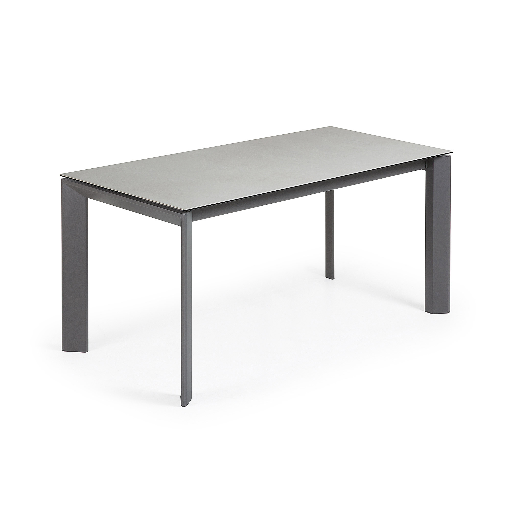 Стол Atta 160 (220) x90 антрацит керамика La Forma (ex Julia Grup)