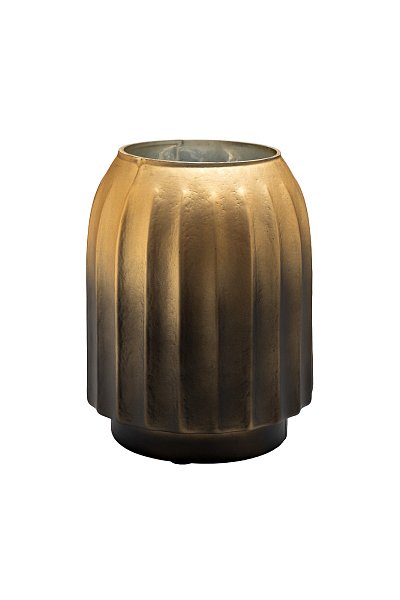 Ваза декоративная стеклянная золотая Garda Decor 71PN-52239