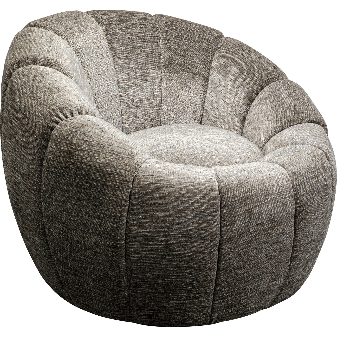 Кресло вращающееся Fiori Grey KARE 87946