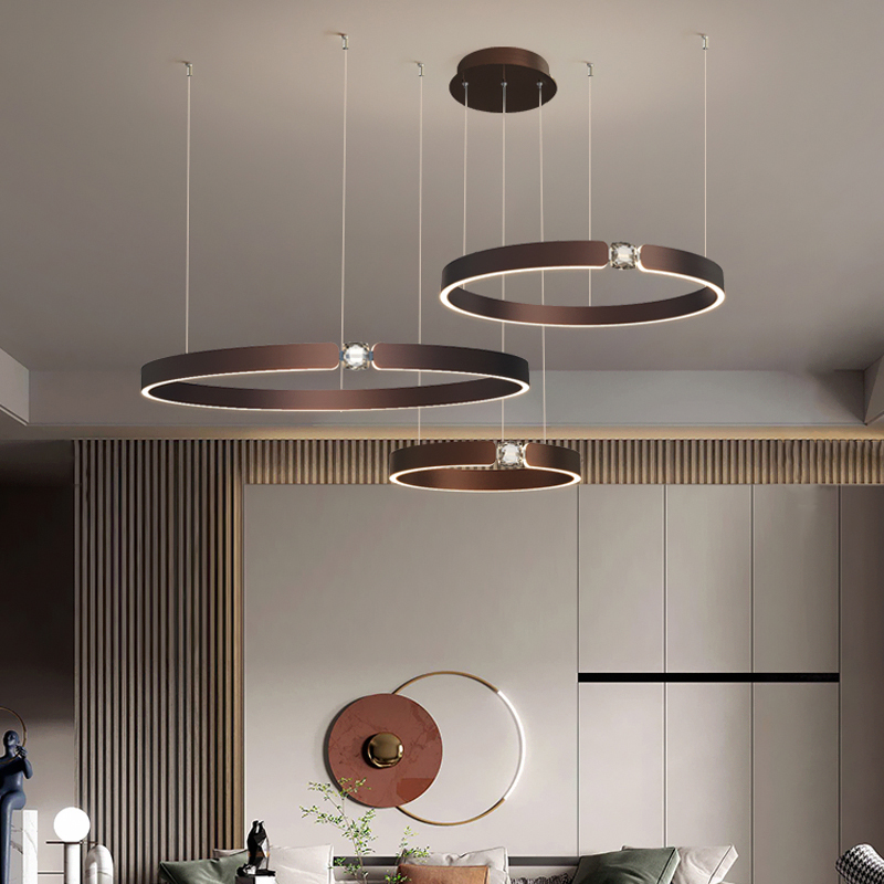 Подвесная люстра SELLIF B RING COMBO D40+60+80 Brass by ImperiumLoft