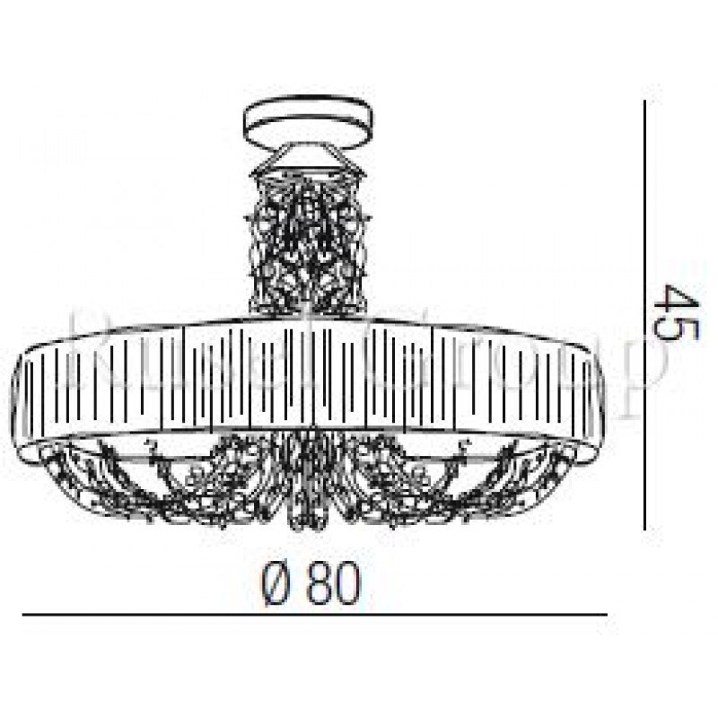 Потолочный светильник Kolarz GIOIOSA 1097/PL80