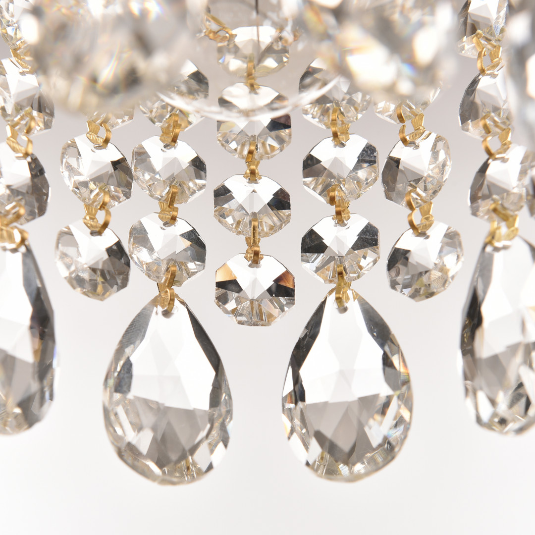 Подвесной светильник хрустальный 14781P/16 G Bohemia Ivele Crystal