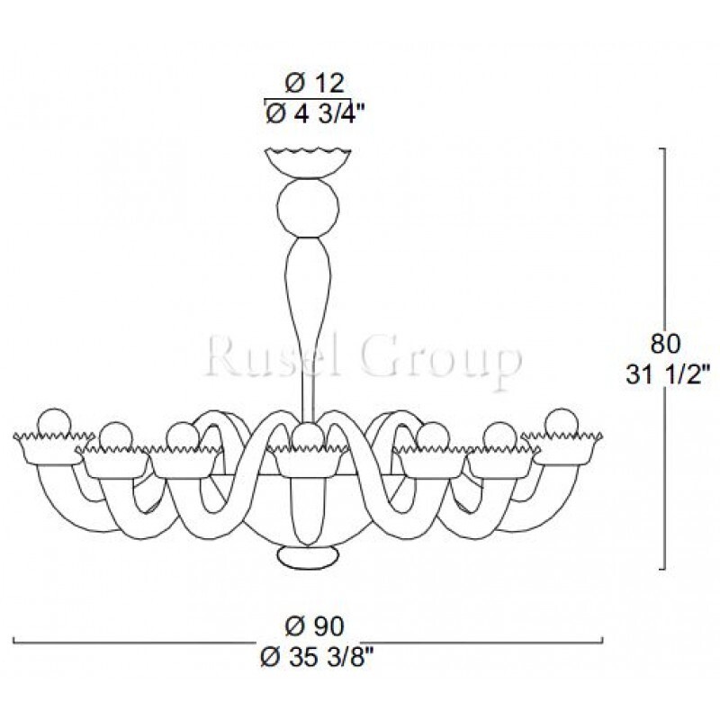 Люстра Leucos SERENISSIMA L12 (GALLERY)