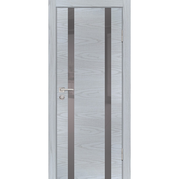 Межкомнатная дверь Graf P-9 серый лакобель Дуб скай серый (2000 х 600)