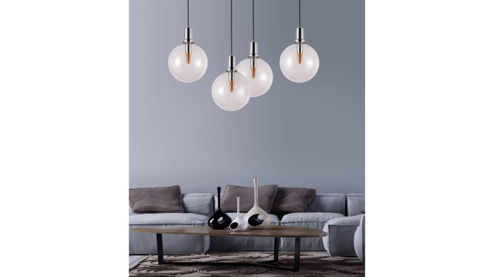 Подвесной светильник Lumina Deco LDP 1212-250 GY+CHR