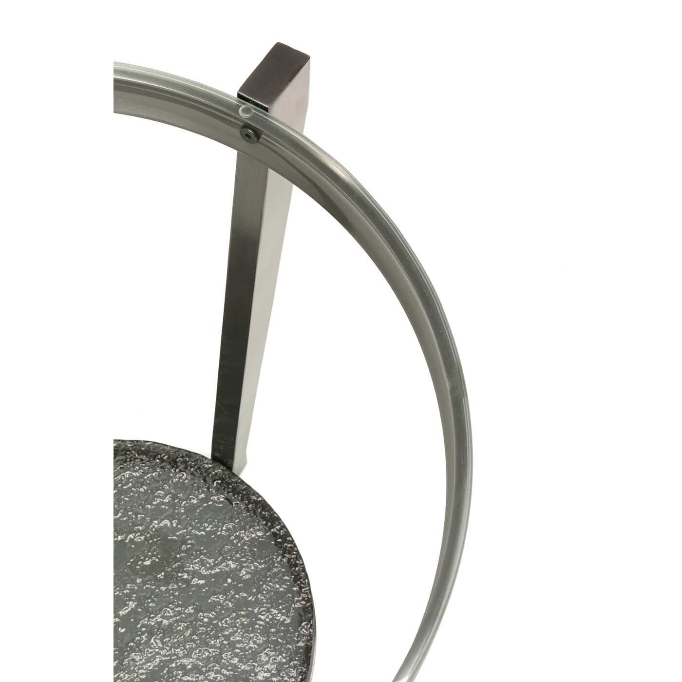 Приставной стол Monocolo Graphite Ø50cm KARE 70103