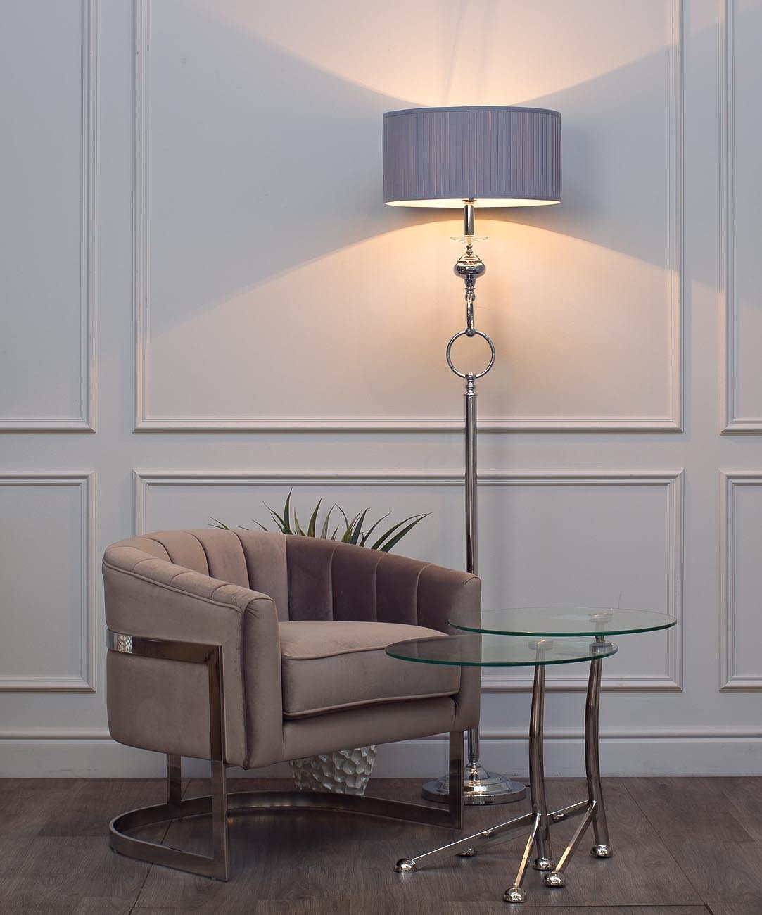 Кресло на металлическом каркасе Garda Decor ZW-777
