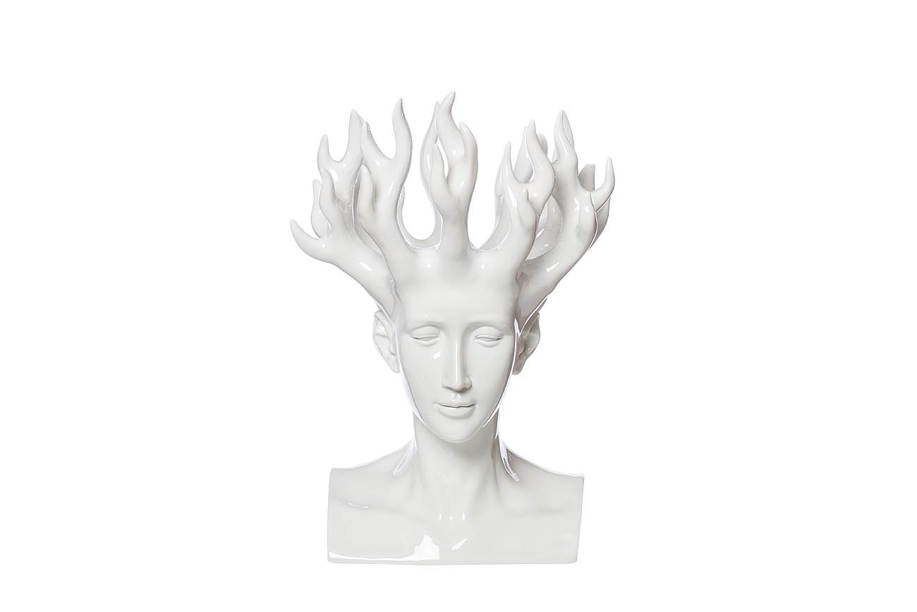 Статуэтка "Фантазия" белая Garda Decor E1063