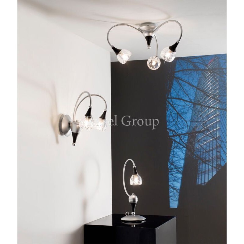 Настольная лампа Masca Parfum 1867/B1 Acciaio ardesia