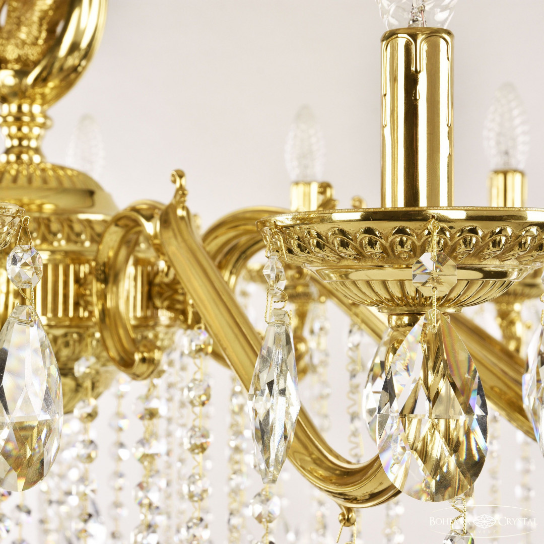 Люстра бронзовая 75402/12/300 A G FS1M Bohemia Ivele Crystal