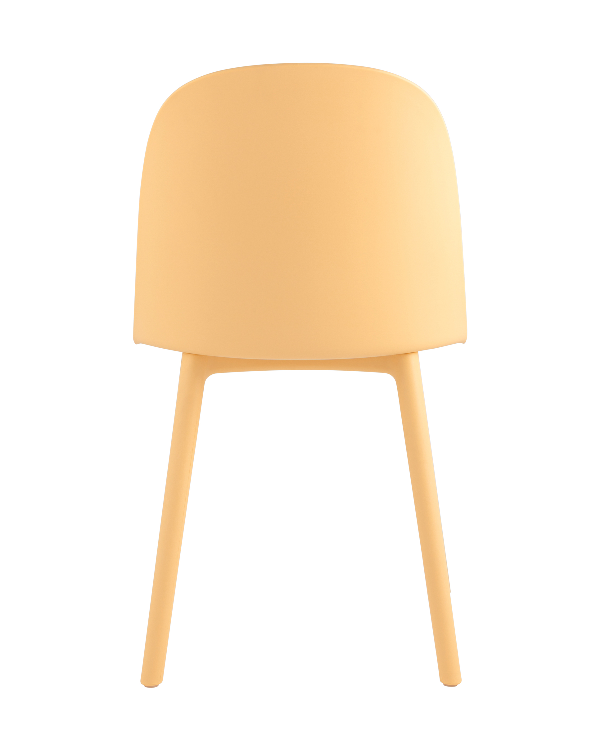 Стул Fog с подушкой пластик желтый Stool Group