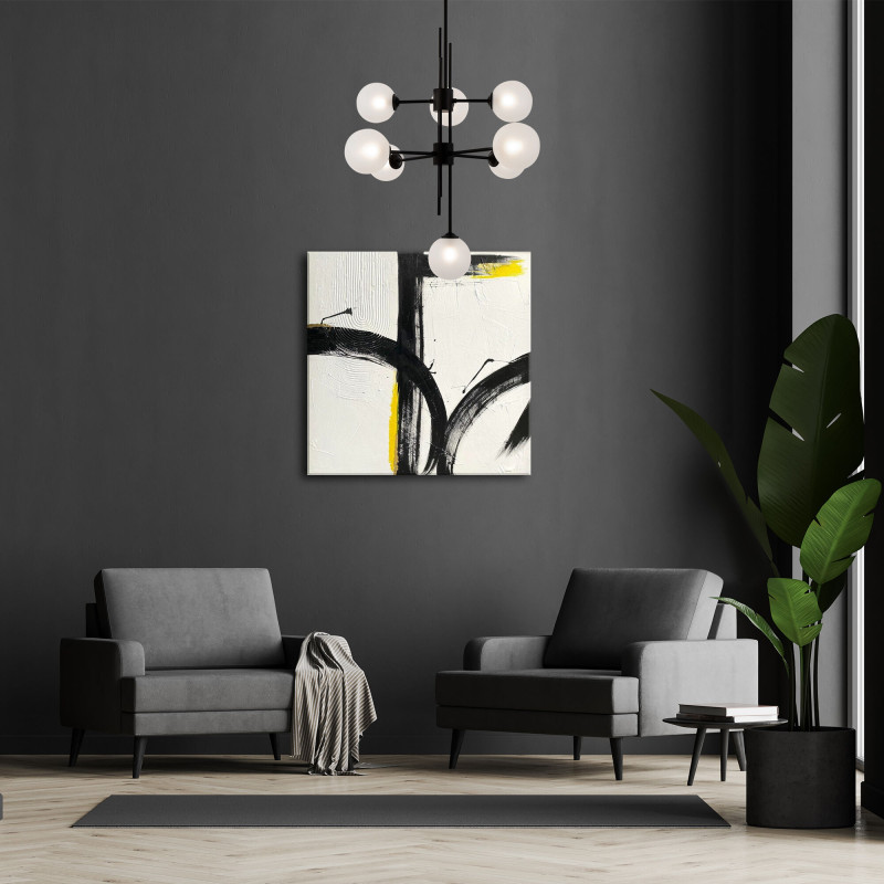 Люстра на штанге Eurosvet 50383 черный Smart