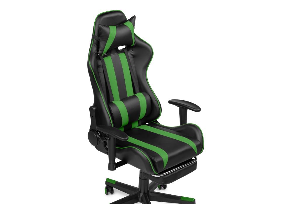 Стул Woodville Corvet black / green 15467