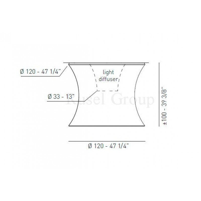 Потолочный светильник AXO LIGHT EULER PL M