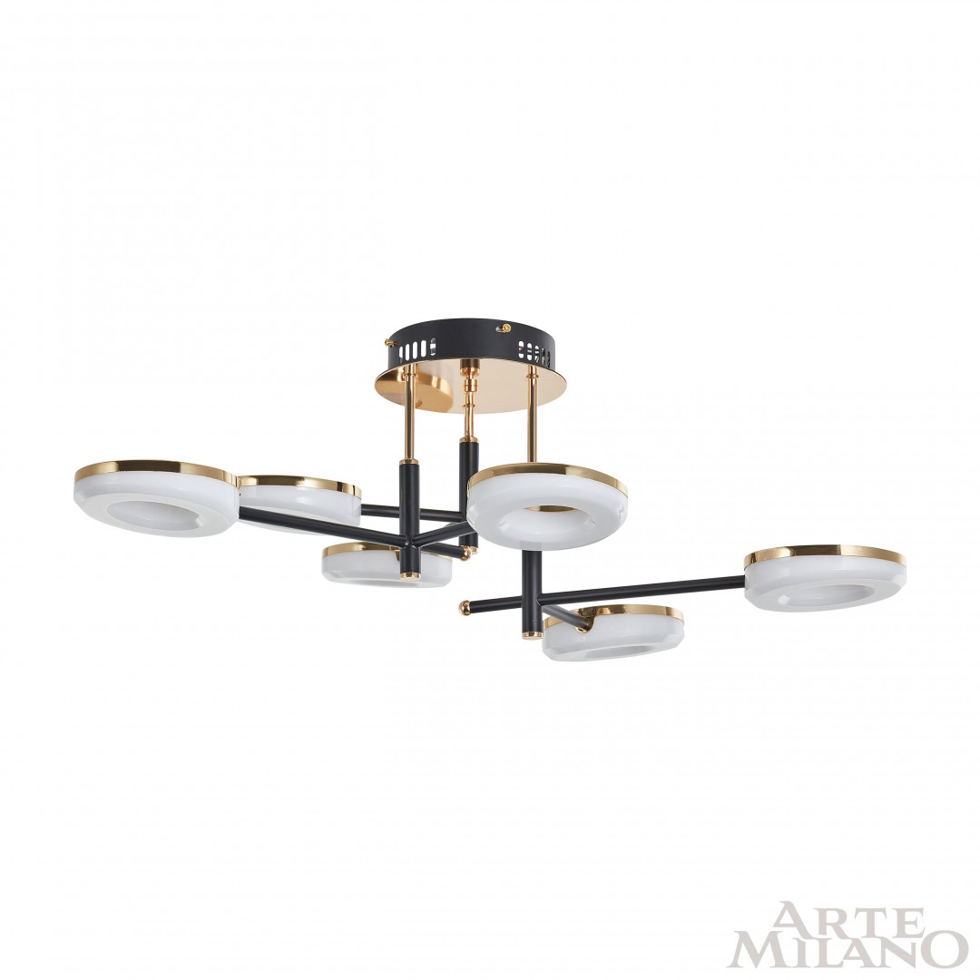 Светильник светодиодный 272999/6 BK/GD Arte Milano