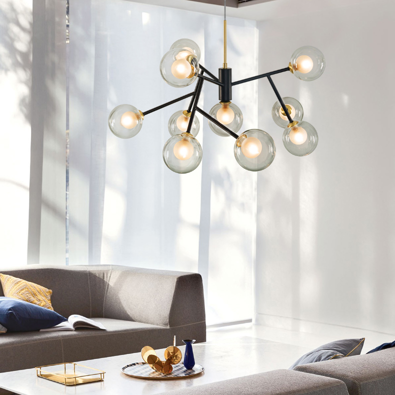Подвесная люстра PEARL L10 Grey by ImperiumLoft