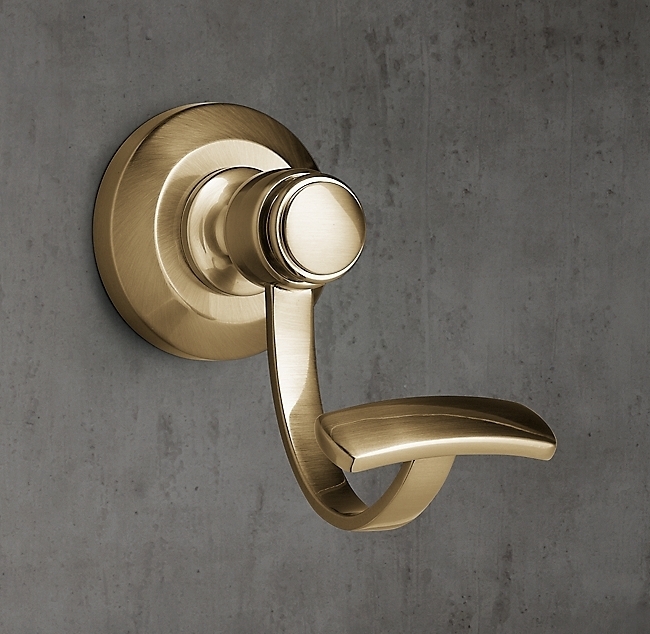 Крючок Restoration Hardware Lugarno Aged Brass