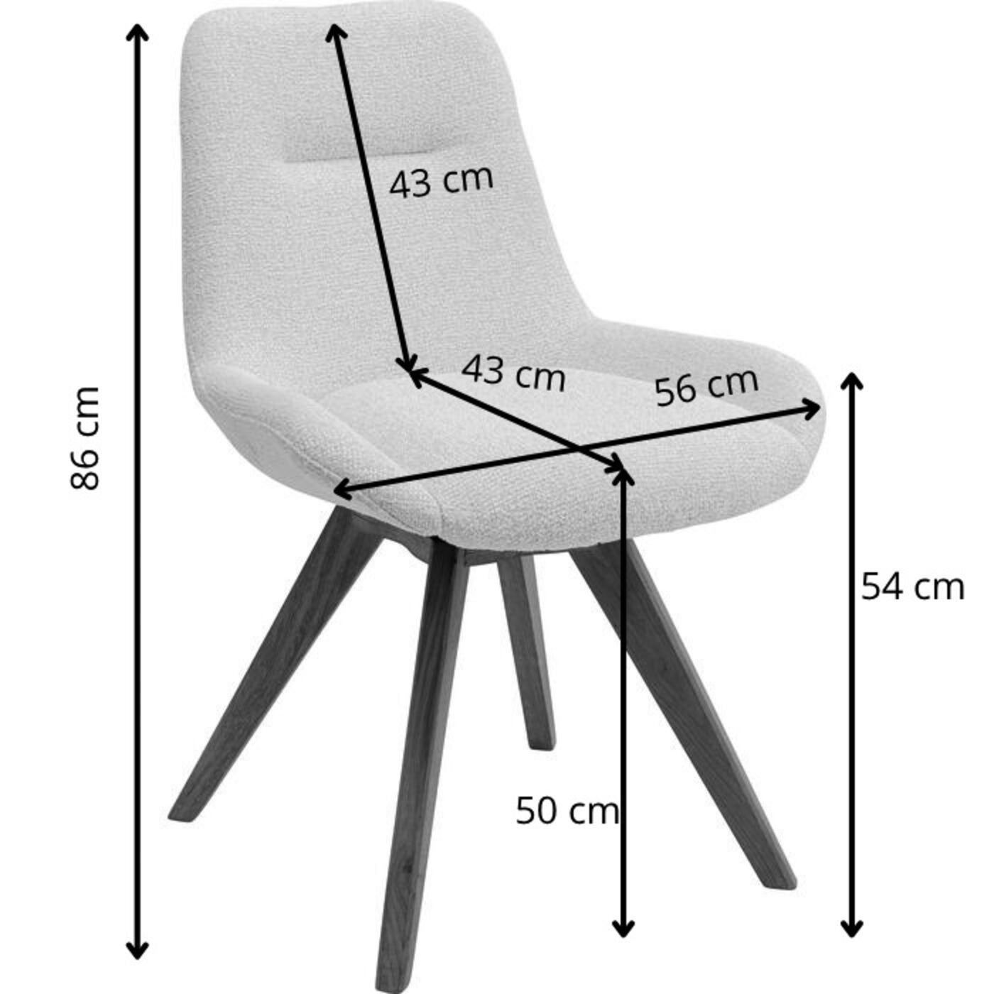 Стул вращающийся Broadway Wood KARE 70742