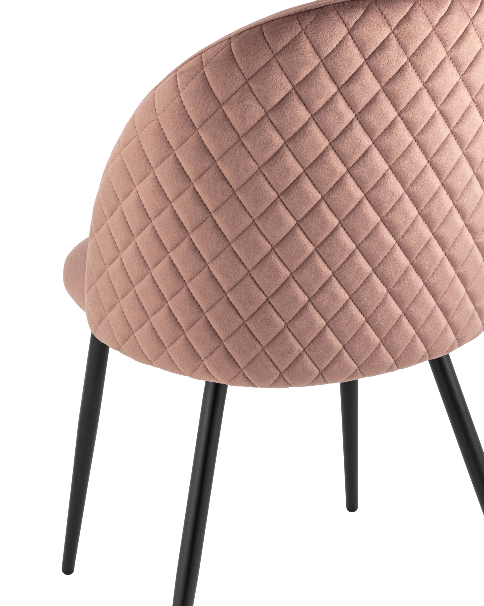 Стул Lilly велюр пыльно-розовый Stool Group