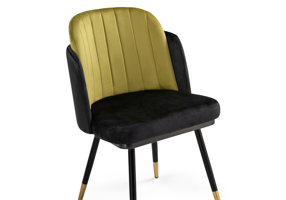 Стул Woodville Penelopa black / hakki / black / gold 15418