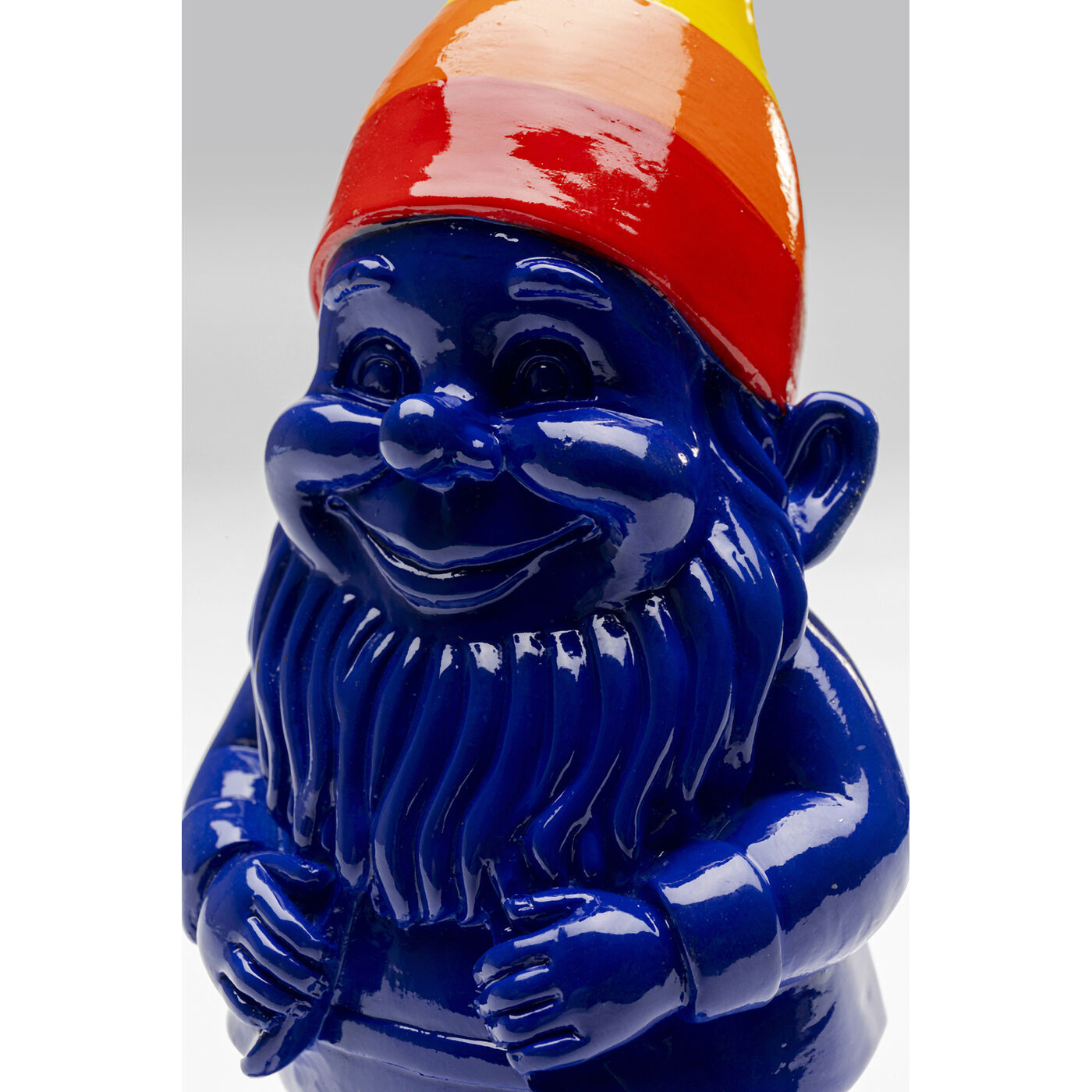 Фигура декоративная Gnome Standing Rainbow Blue 21cm KARE 56641