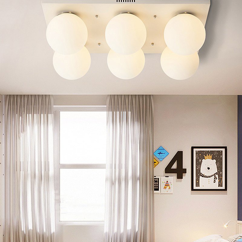 Подвесная люстра BOARD ORB L9 White by ImperiumLoft