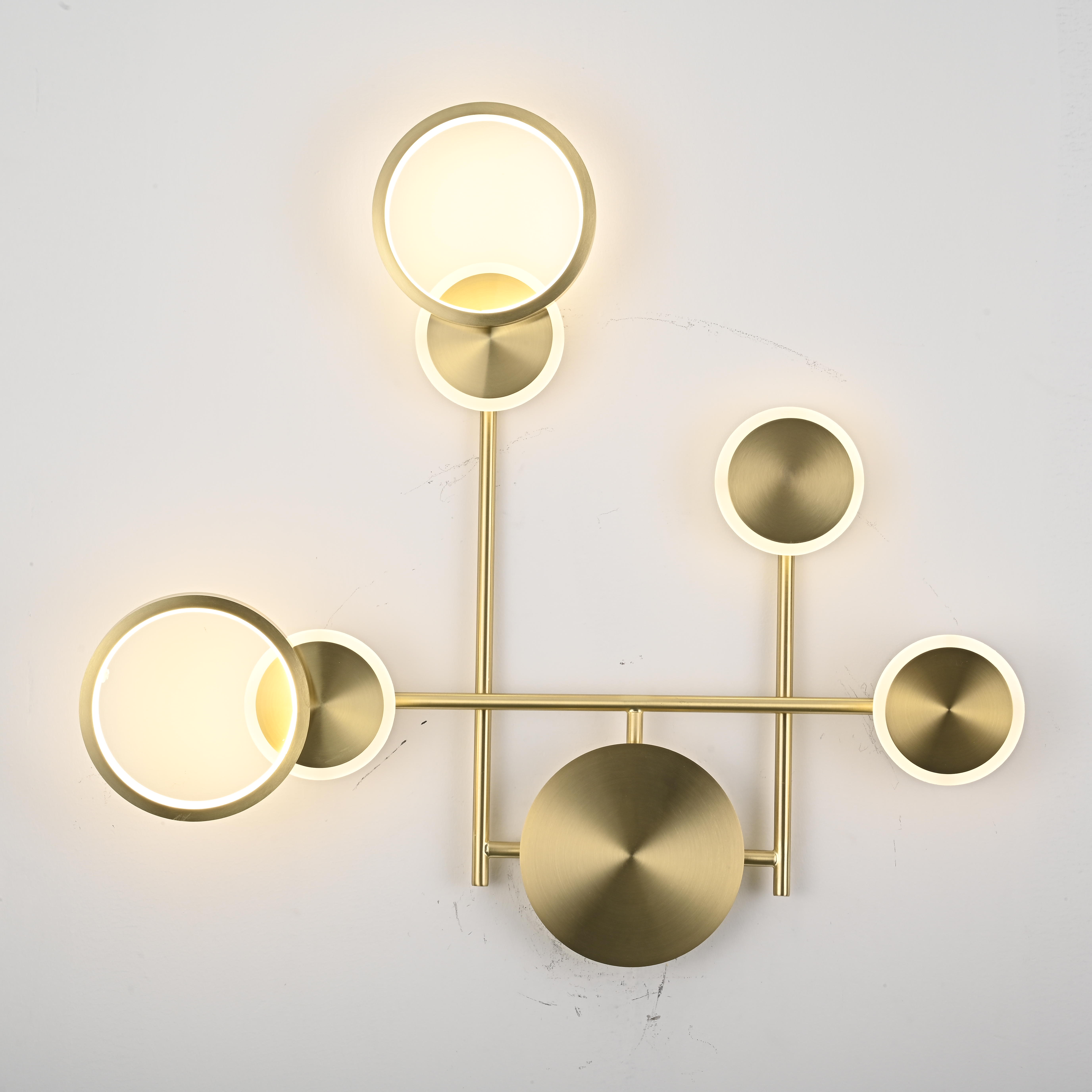 Настенный светильник ZINGY E Brass by ImperiumLoft
