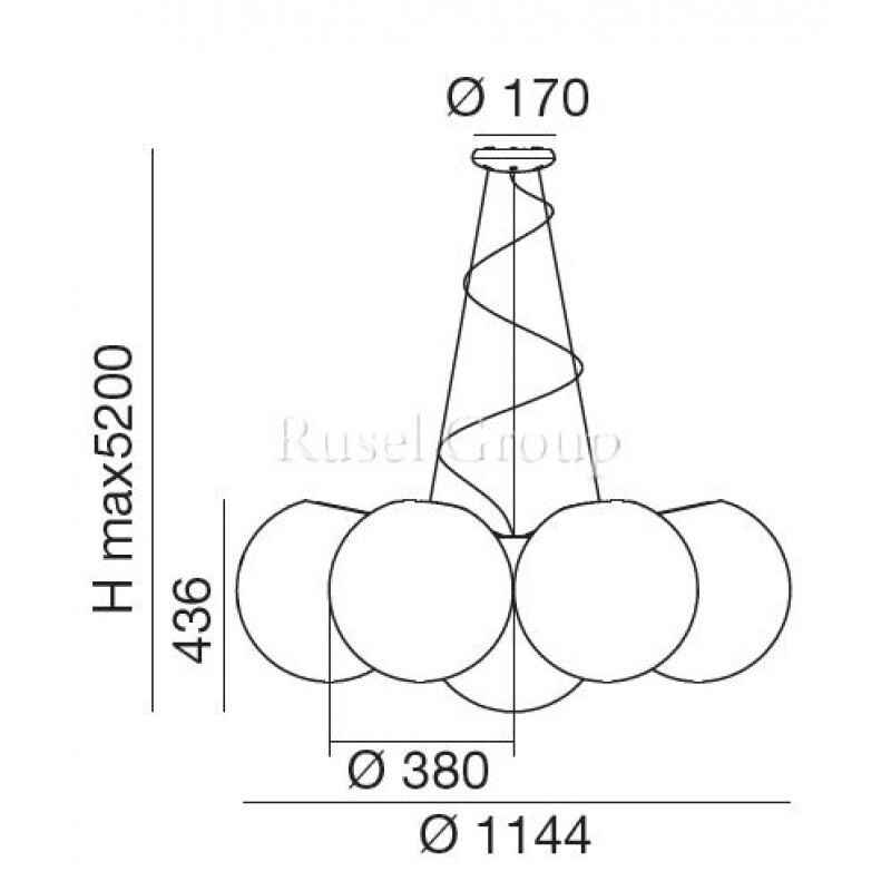 Подвесной светильник Linea Light Oh! 10225