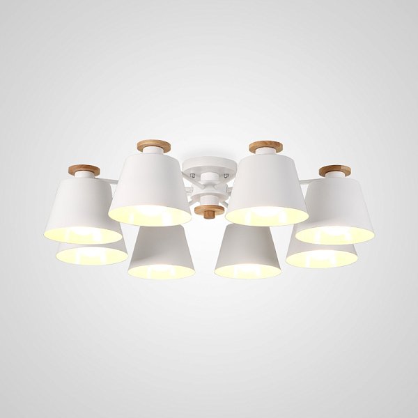Люстра на штанге SCAD D88 White by ImperiumLoft