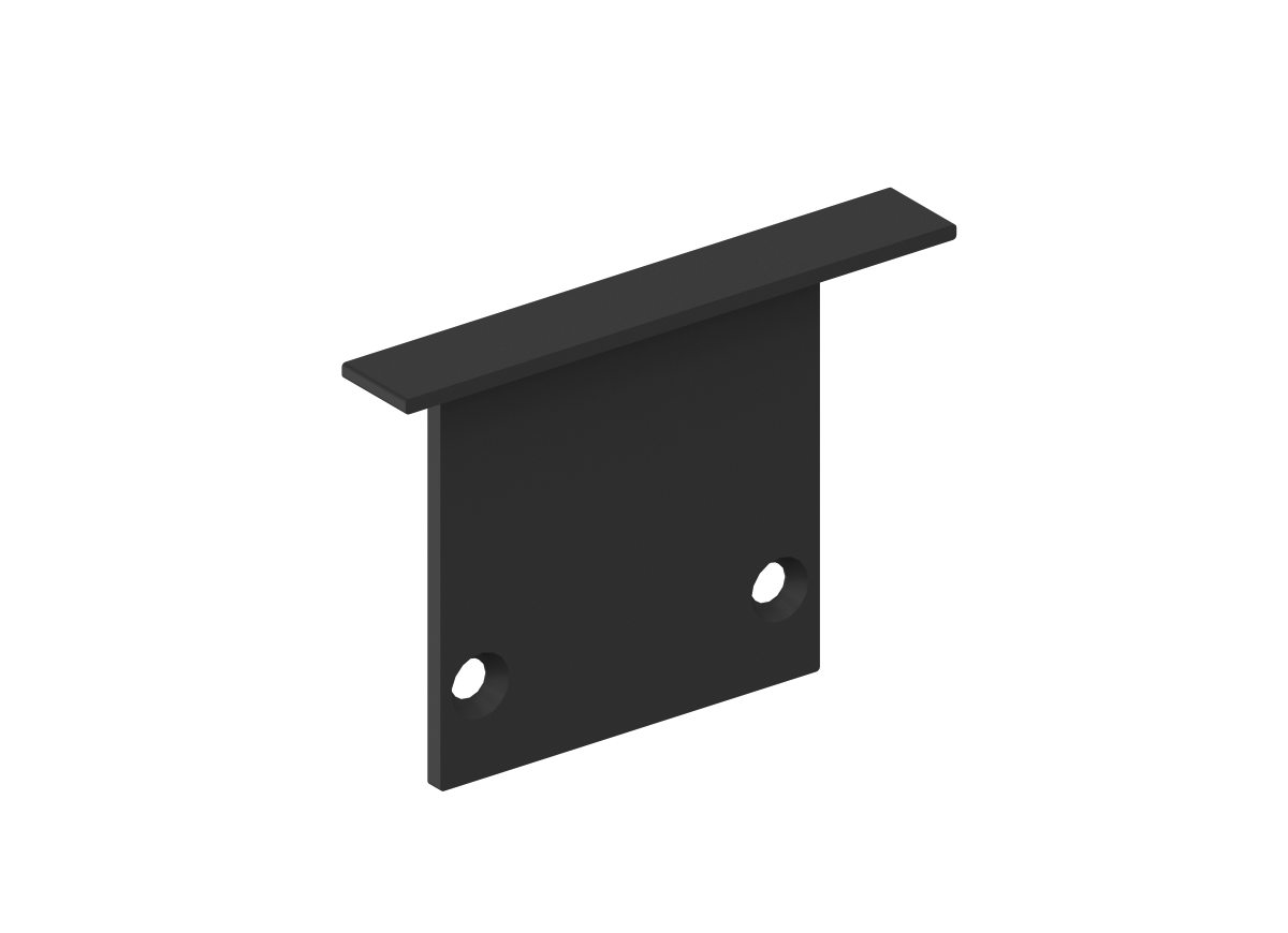 Боковая  глухая заглушка для профиля Donolux CAP18502RAL9005