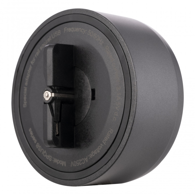 Трековая система розеток Arte Milano 399731TS/USB-Type-C Grey